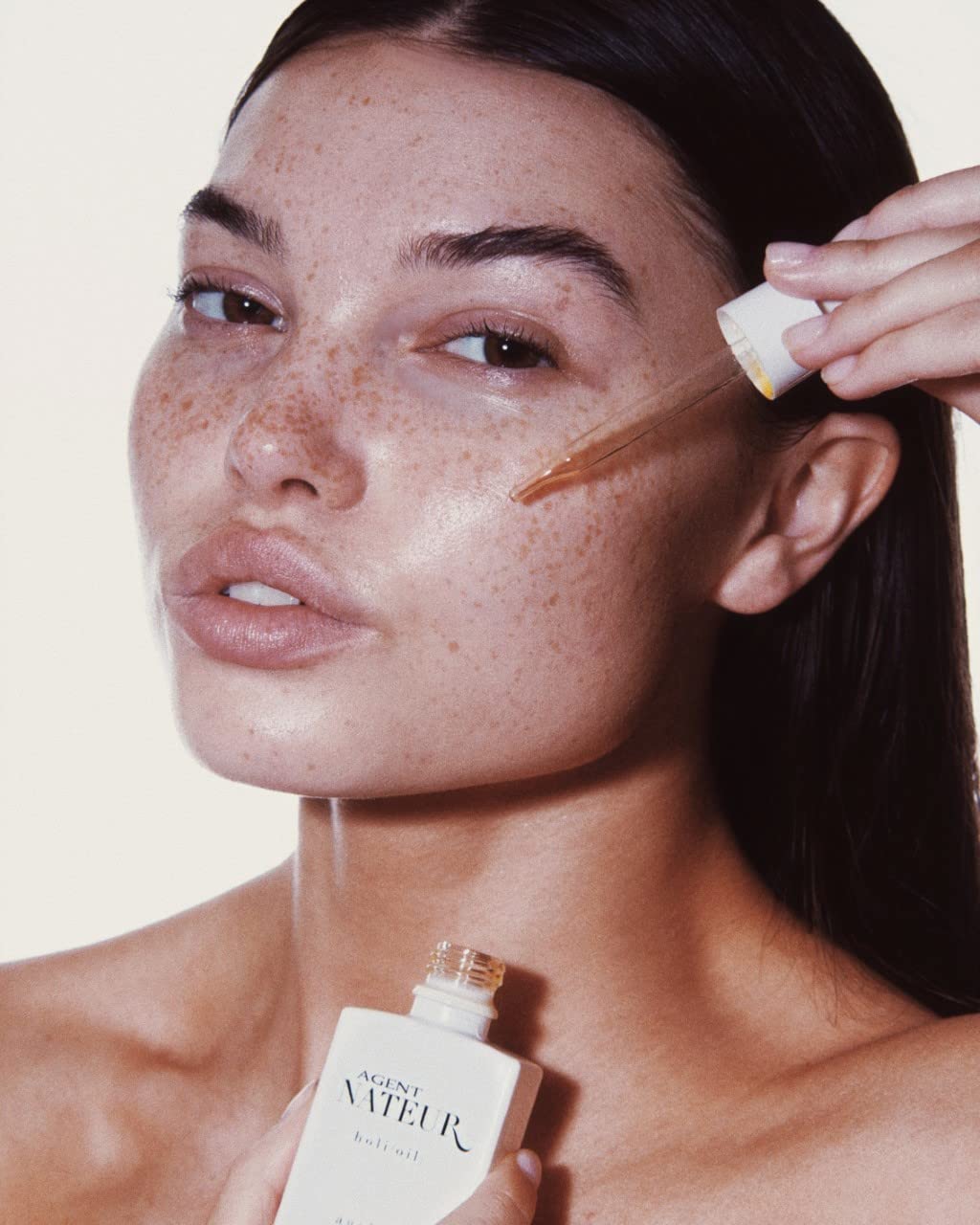 Agent Nateur - holi (oil) Natural Refining Ageless Face Serum | Vegan, Non-Toxic, Clean Skincare (.34 oz | 10 ml)