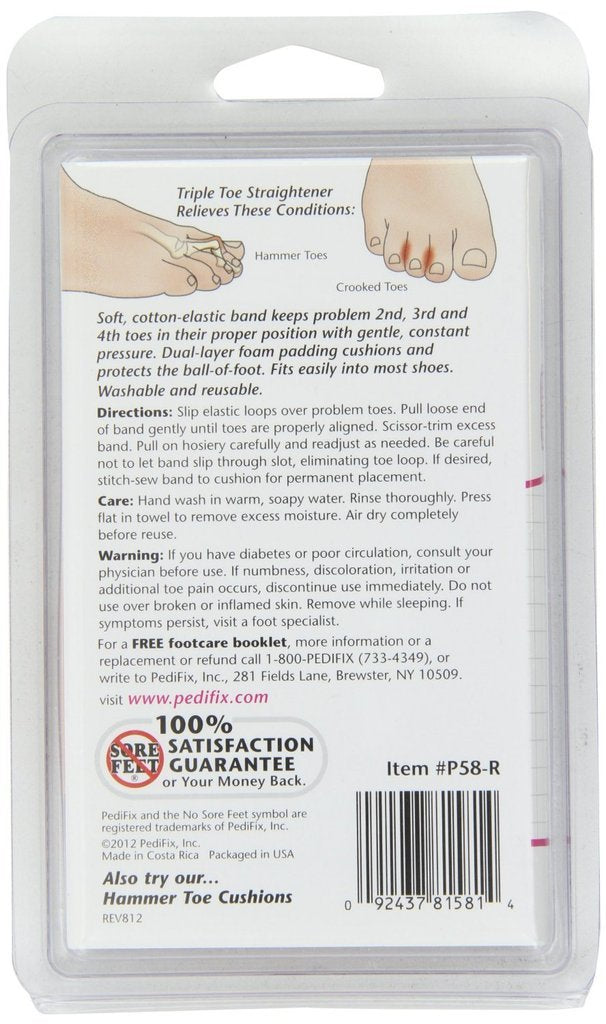 PediFix Triple Toe Straightener, Right Foot Beauty & Personal Care Pedifix