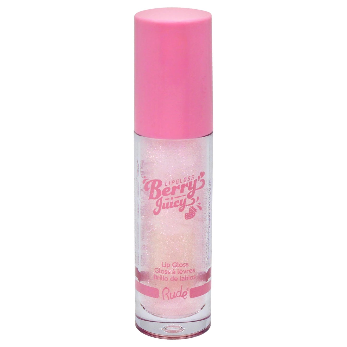 RUDE Berry Juicy Lip Gloss, Pure, 0.14 oz (Golden Hour)