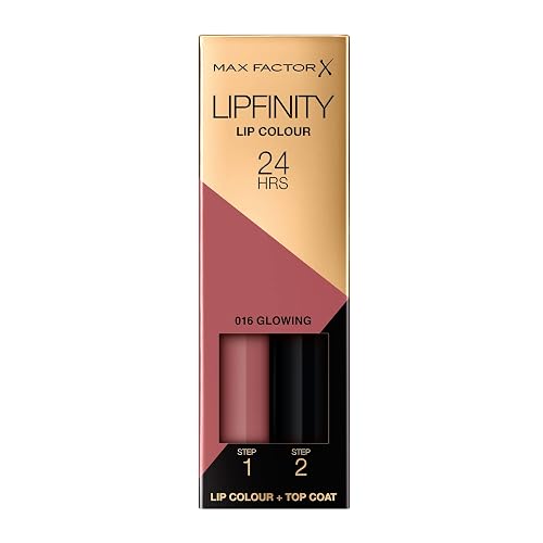 Max Factor Lipfinity Lip Stick, No.16 Glowing, 0.14 Ounce