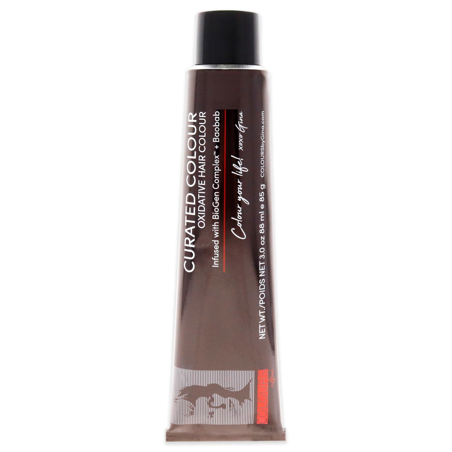 Colours By Gina Curated Colour - 5.35-5GM Light Golden Mahogany by Colours By Gina for Unisex - 3 oz Hair Color