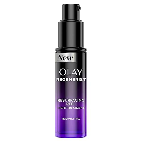 Olay Regenerist Chemical Peel for Face, Overnight Face Peel Mask, Anti-Aging Skin Care, Night Serum, For Fine Lines & Dark Spots, Fragrance-Free