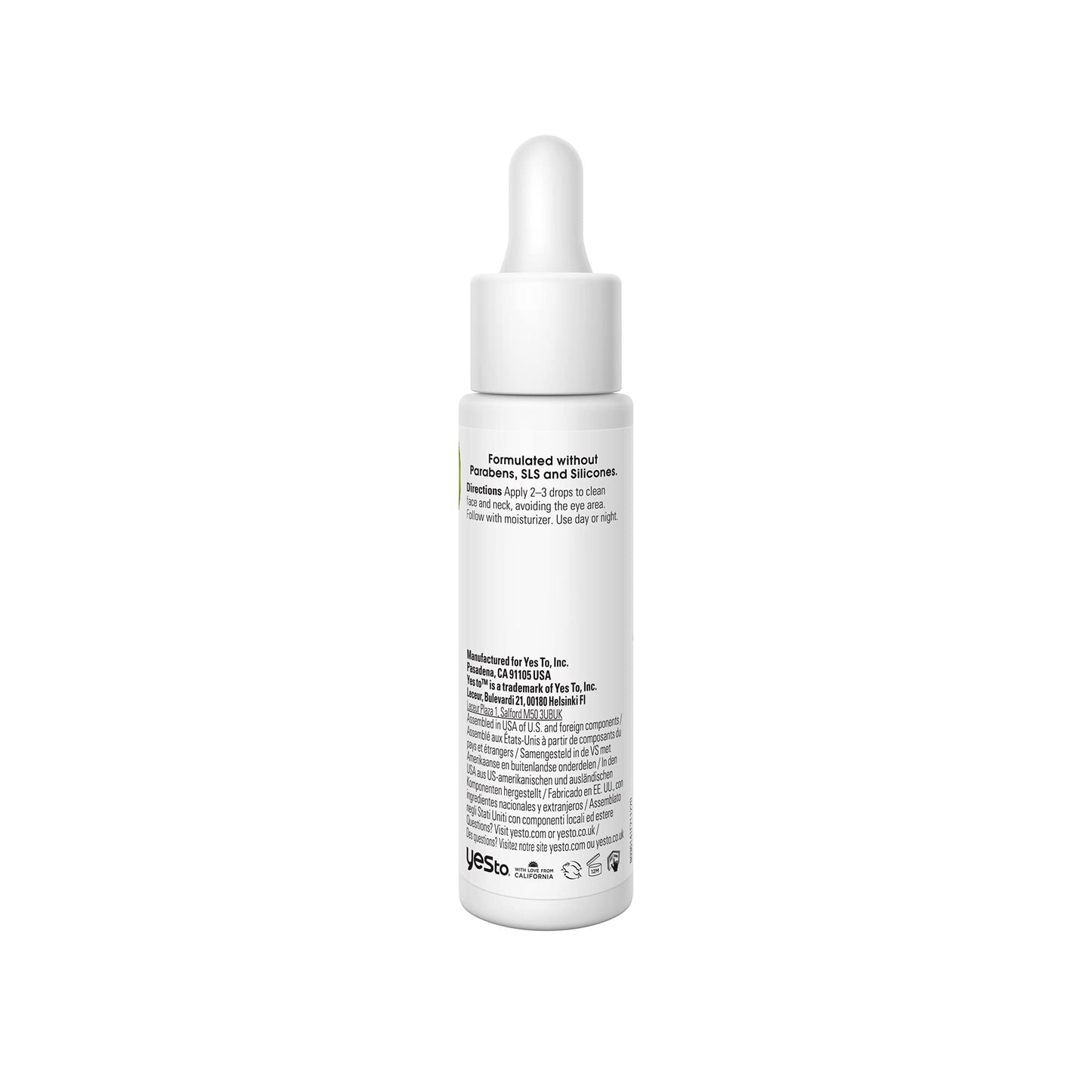 Yes To Avocado Fragrance-Free Hyaluronic Acid Serum, Deeply Nourishing Formula Helps Attract & Infuse Dry, Parched Skin With Moisture & Omega-3 Fatty