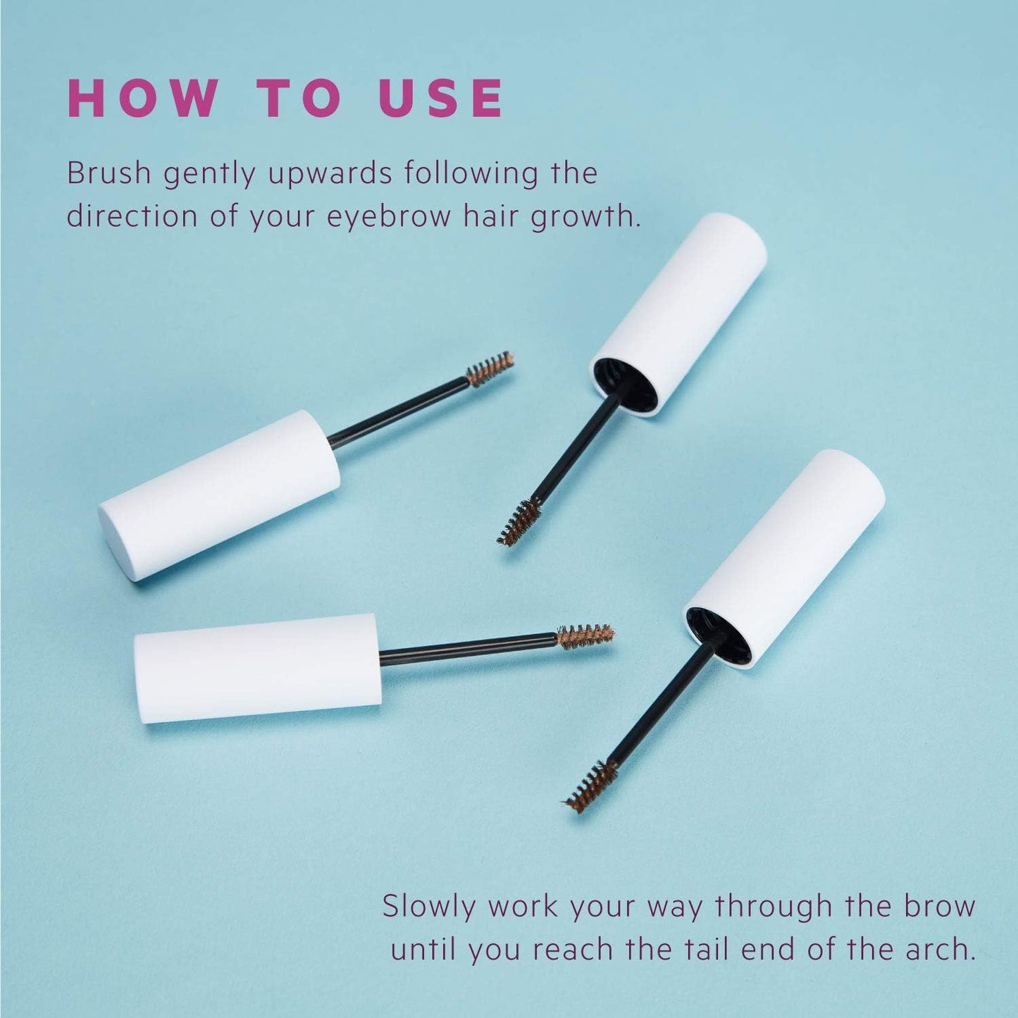 FLOWER BEAUTY By Drew Barrymore Fiber Fix Eyebrow Gel - Tinted Brow Mascara + Fixative for Eyebrows -Long-Lasting + Natural Finish -Vegan +