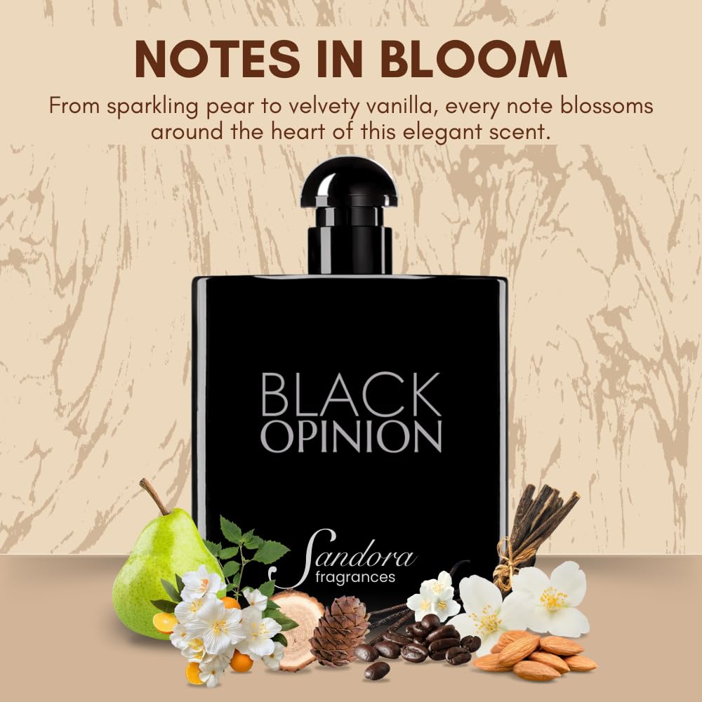 Sandora Fragrances Perfume for Women - INSPIRED by A WORLD RENOWNED WOMEN'S PERFUME - Pear, Pink Pepper, Coffee, Vanilla - Sweet, Warm, Sensual