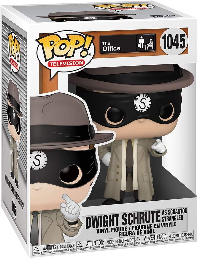 Funko The Office - Dwight Schrute The Strangler Pop Vinyl Figure (Bundled with Compatible Pop Box Protector Case) Multicolor 3.75 inches