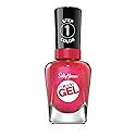 Sally Hansen Miracle Gel Nail Polish, Shade Red-y, Set, Run! #446