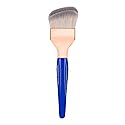 Bdellium Tools Professional Makeup Brush - Golden Triangle 971 Large Slanted Double Dome Blender - With All Vegan and Soft Synthetic Fibers,