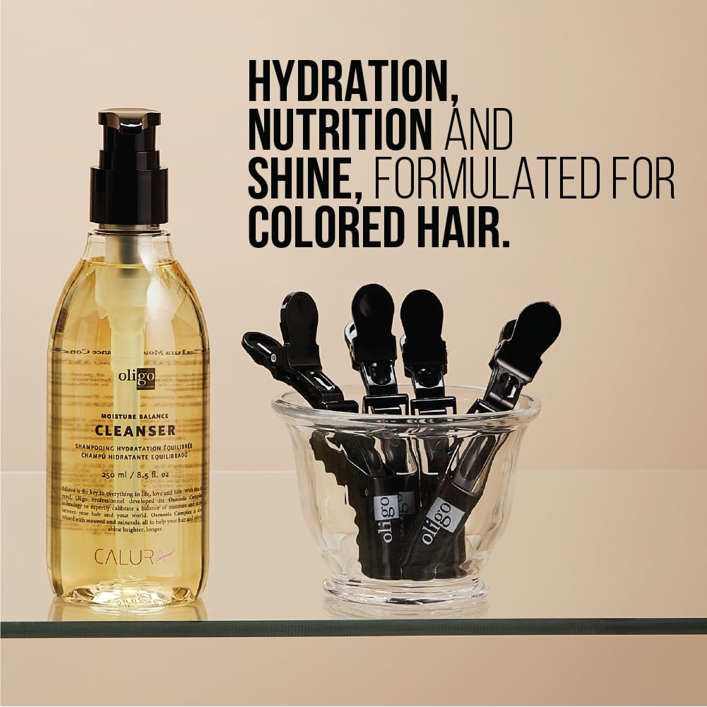 Oligo Professionnel - Calura Moisture Balance Cleanser & Conditioner - Sulfate free - Vegan - Paraben free - Color safe - Shine - Hydrating formula