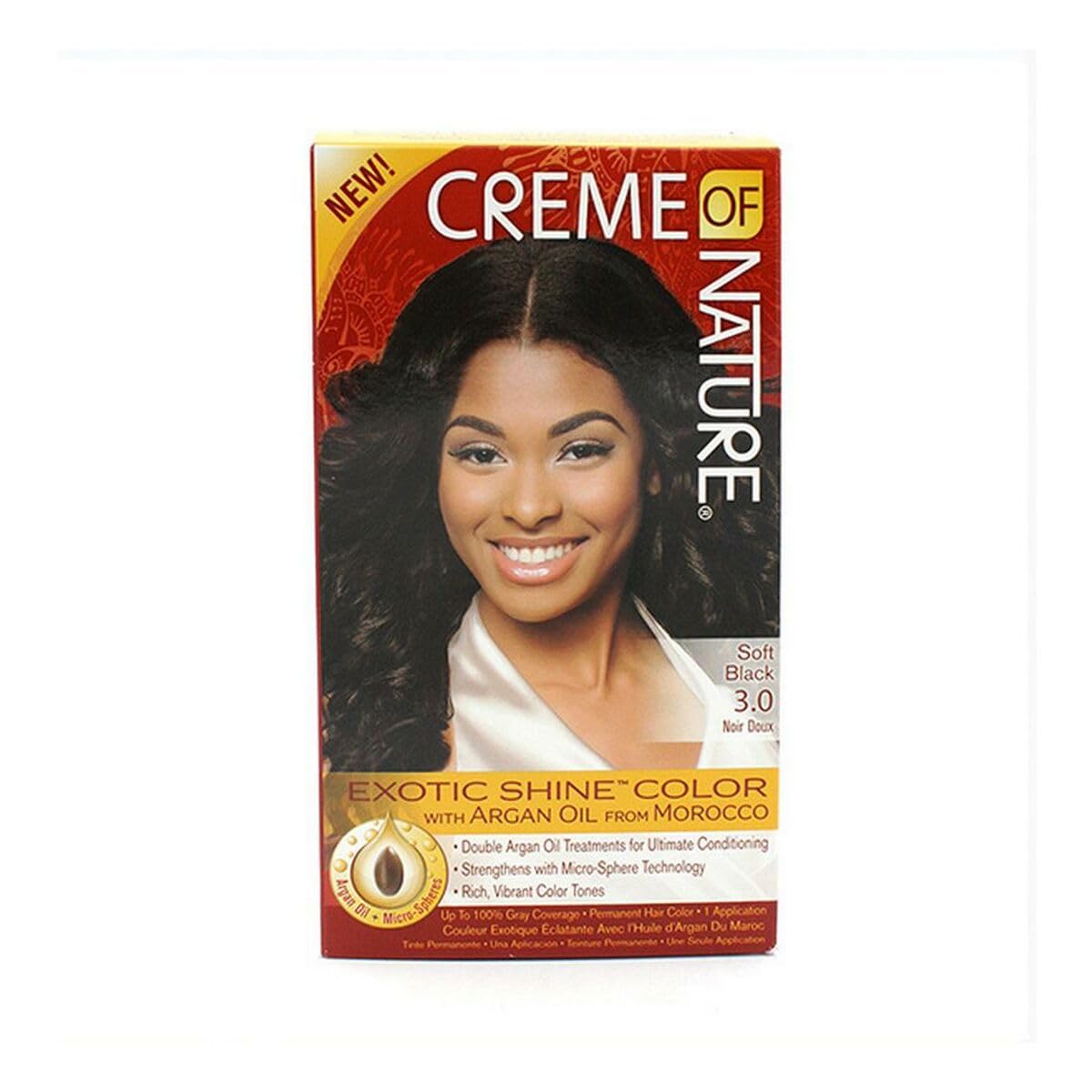 Creme Of Nature Exotic Shine Color - #3 Soft Black