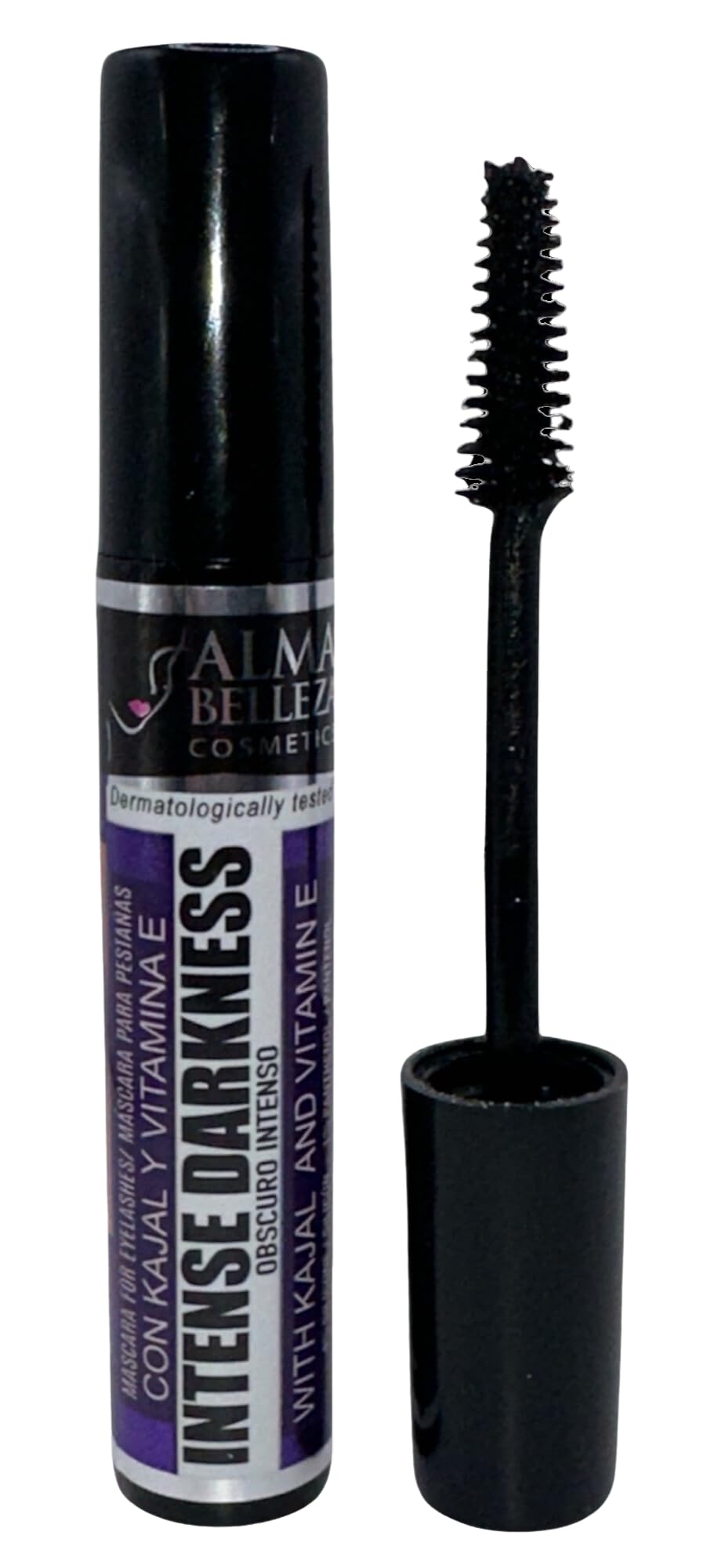 Mascara for Eyelashes Intense Darkness (Oscuro Intenso) with Kajal & Vitamin E - 13g - Premium Quality (2 PACK) - Waterproof,