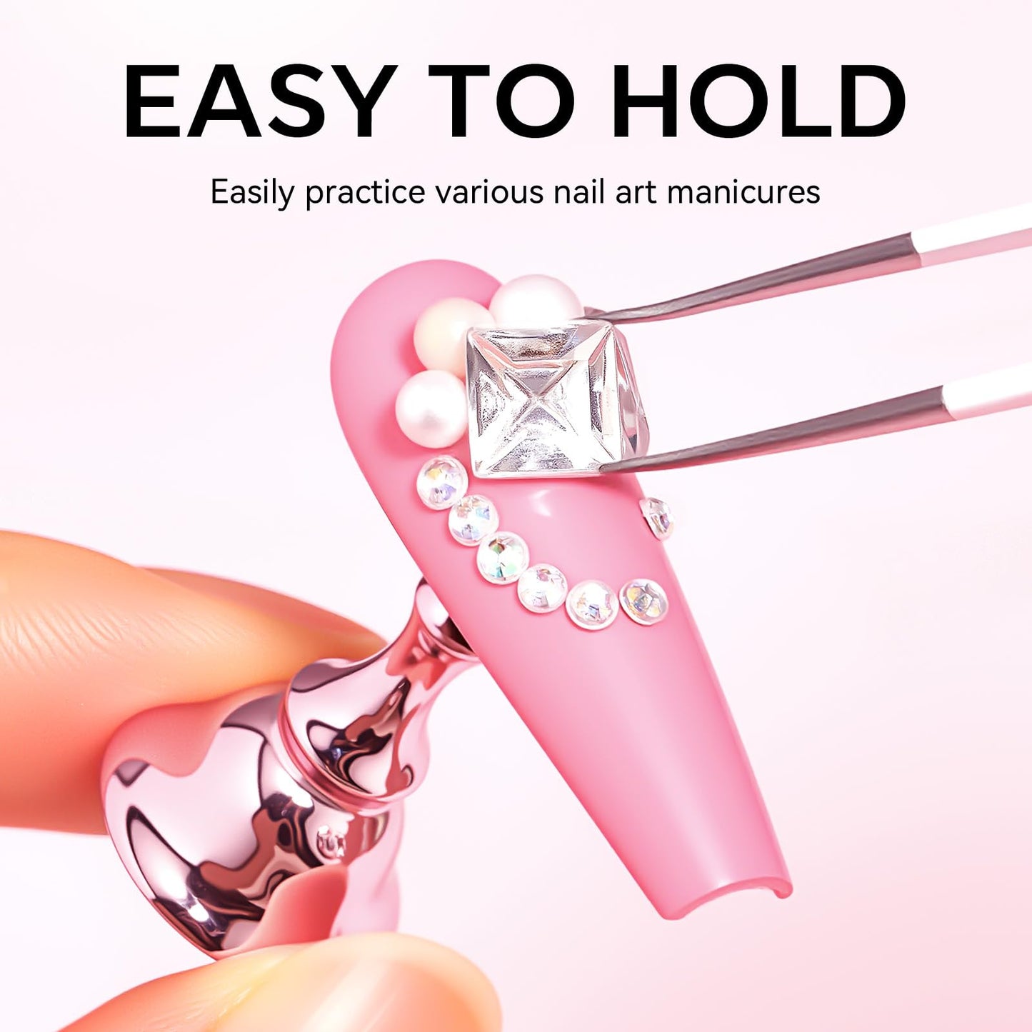 Makartt Nail Stand for Nails Art Display Practice Nail Holder for Painting Nails Stand for False Nail Press On Designs Magnetic Fake Nail Holder Beauty and Personal Care Makartt