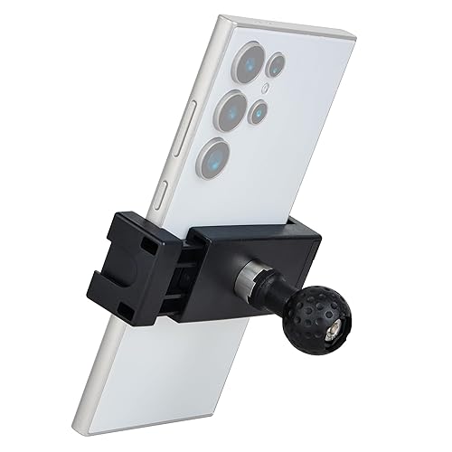 POWRIG 1-Inch Ball Mount with 2.3"- 3.5" Width Phone Holder Combatible for RAM Mount, B Size Double Socket Arm