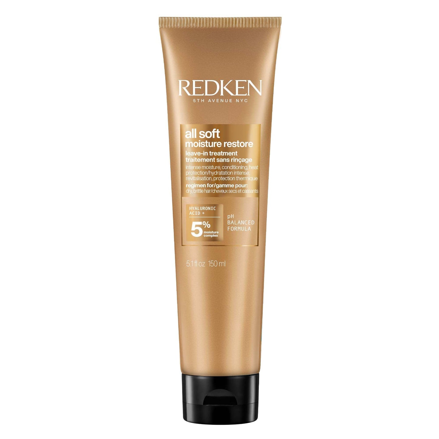 Redken All Soft Moisture Restore Leave-In Treatment | With Hyaluronic Acid and Argan Oil| Hair Treatment for Dry and Brittle Hair | Humidity and Heat Beauty and Personal Care Redken Default Title