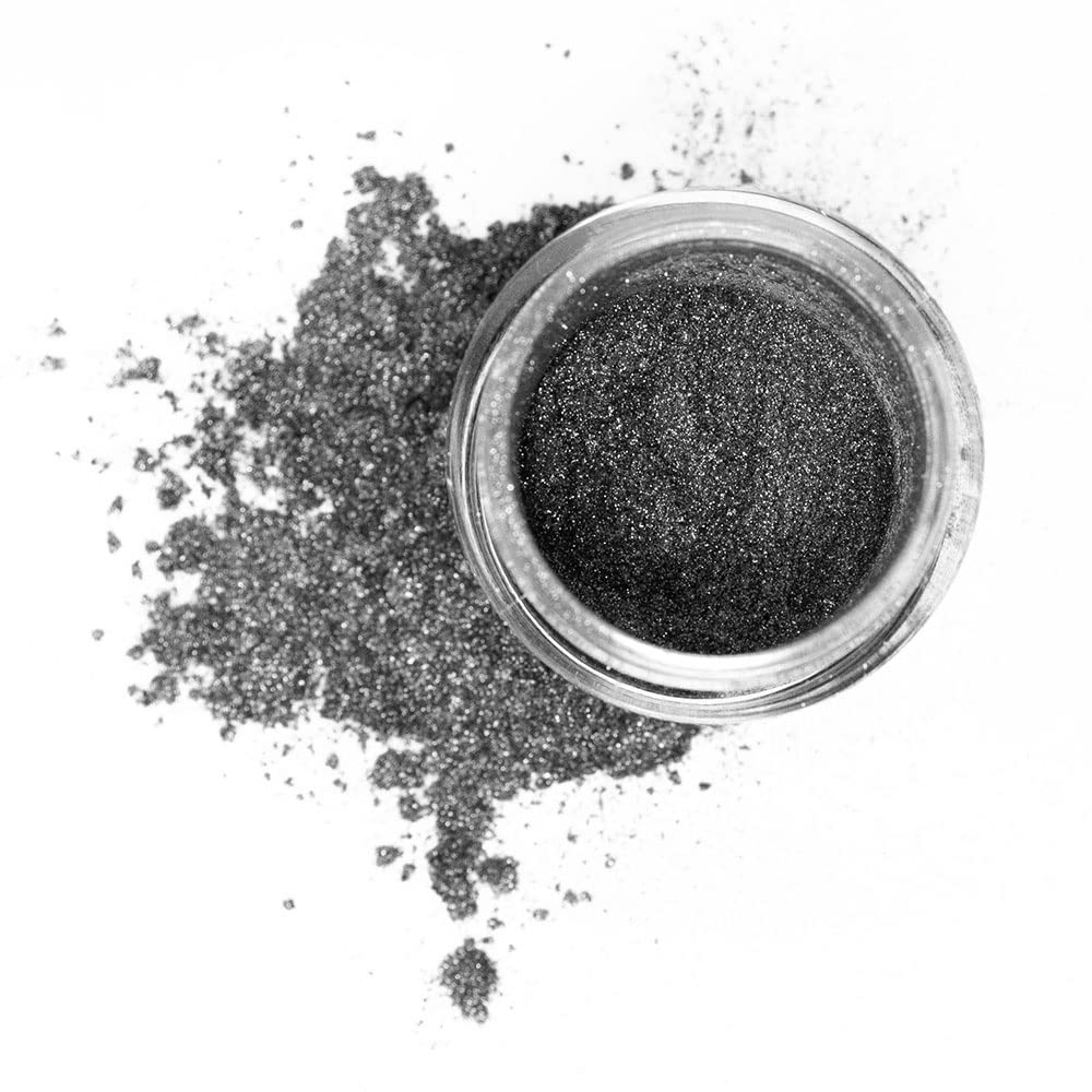 Mehron Makeup Precious Gem Loose Pigment Shimmering Eye Powder (.17oz) (Black Onyx)