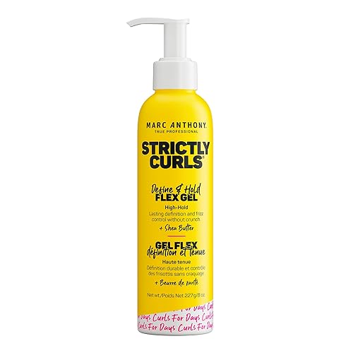 Marc Anthony Define & Hold Flex Hair Styling Gel, Strictly Curls - Medium to Coarse Curls - High Hold, Long-Lasting Frizz Control & Added Shine