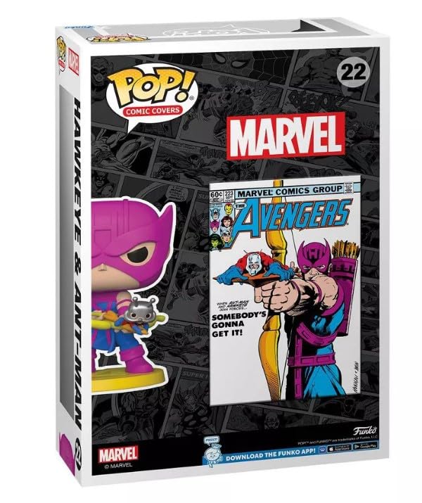 Funko Pop! Cover Art Marvel Collection Collectible Vinyl Figure Comic Covers (Hawkeye & Ant Man)