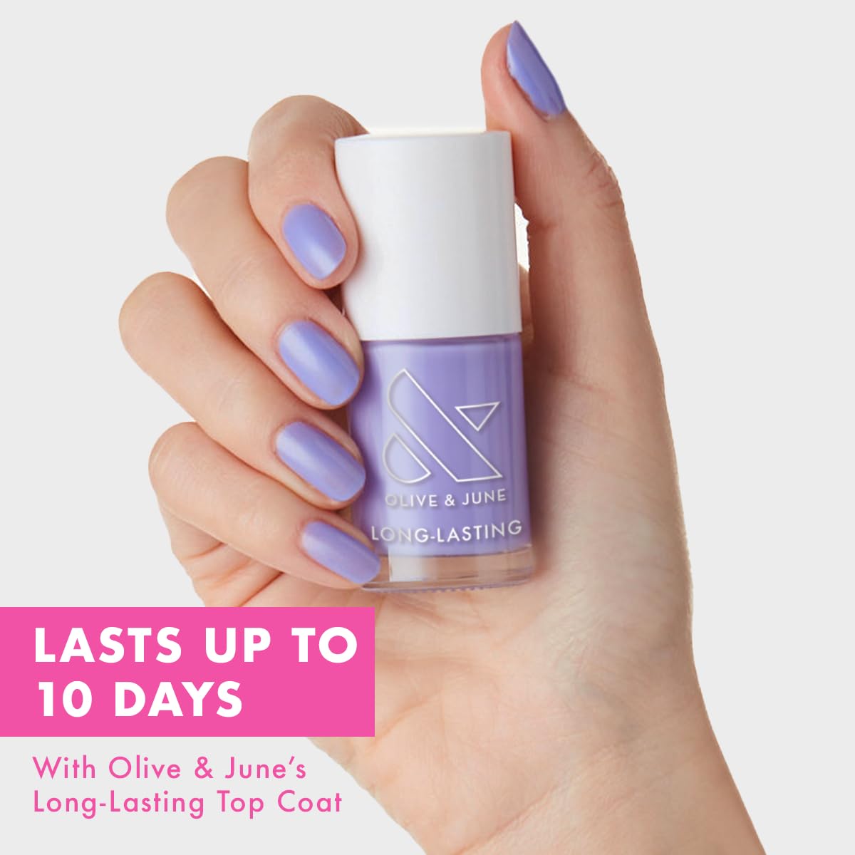 Olive & June Long Lasting Summer Nail Polish | Plump Gel-Like Finish No Lamp Needed | Lasts up to 10 days | Salon-Quality 15-Free Vegan & Cruelty-Free Beauty & Personal Care Olive & June