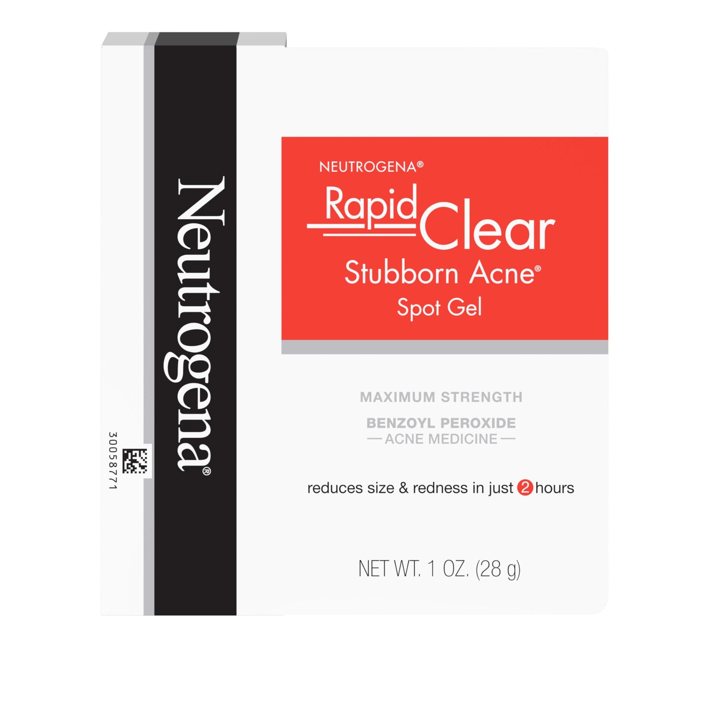 Neutrogena Rapid Clear Stubborn Acne Spot Treatment Gel, Maximum Strength 10% Benzoyl Per-oxide Treatment Medication for Acne Prone Skin, Pimple Cream