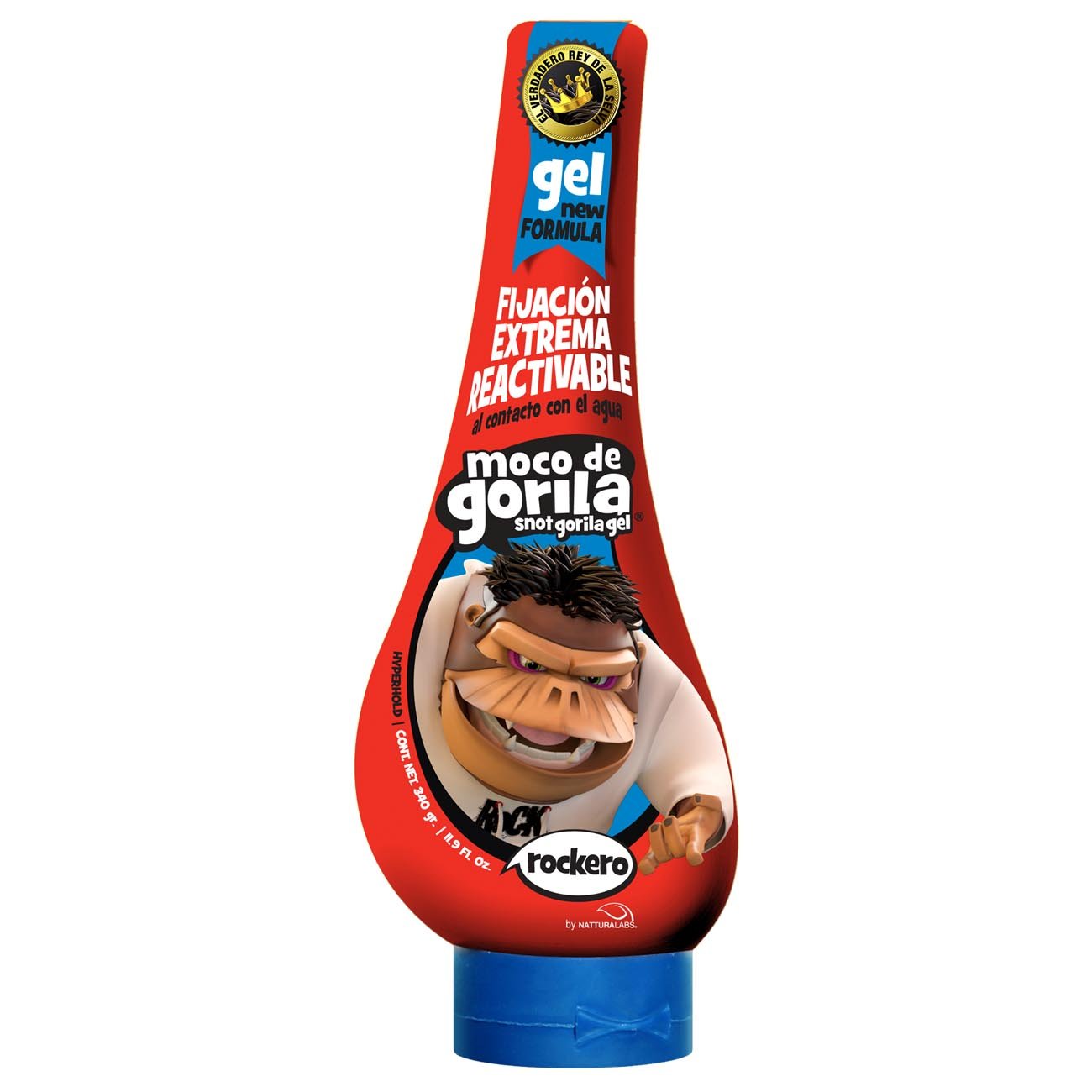Moco de Gorila Gel Mega Hold, Red Rockero, 12 Fl Oz