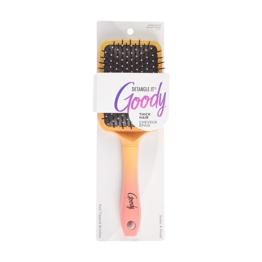 Goody Dream It Paddle Detangle Brush – Flexible Bristles for Tangles, Knots & Frizz Control | Detangling & Styling Brush for Thick Hair, Ombre