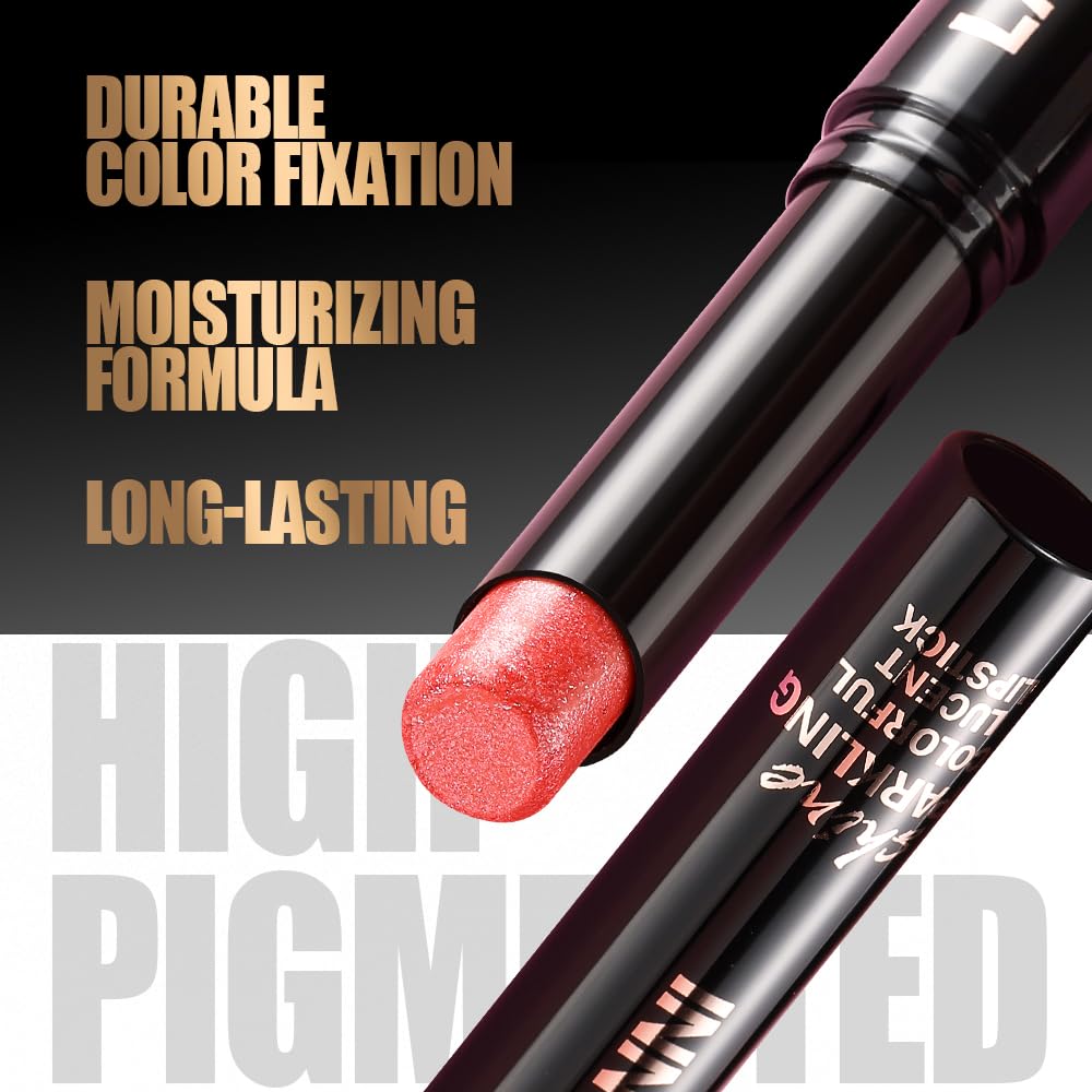 Jolilab 10PcsLipstick Set, Nude to Dark Shades, Long-Lasting,Color Beauty and Personal Care Jolilab