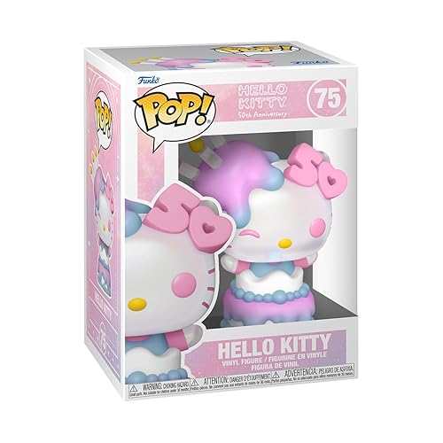 Funko POP! Sanrio: Hello Kitty 50th - Hello Kitty in Cake - Collectable Vinyl Figure - Gift Idea - Official Merchandise - for Kids & Adults - Anime…