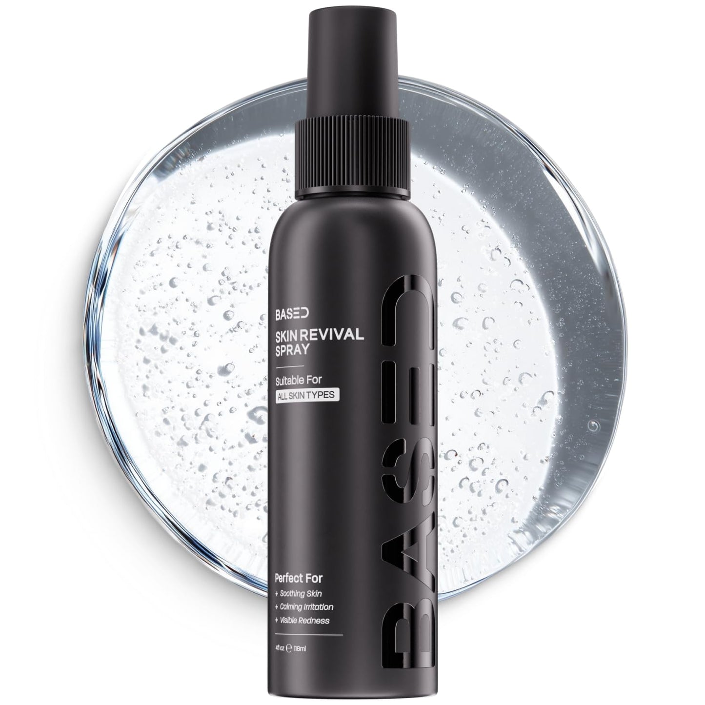 BASED Skin Revival Spray - Hypochlorous Acid Face Mist, Supports Clearer-Looking Skin, Helps Calm Redness, Soothes Irritation (4 Fl Oz, Pack of 1) Beauty and Personal Care BASED BODYWORKS