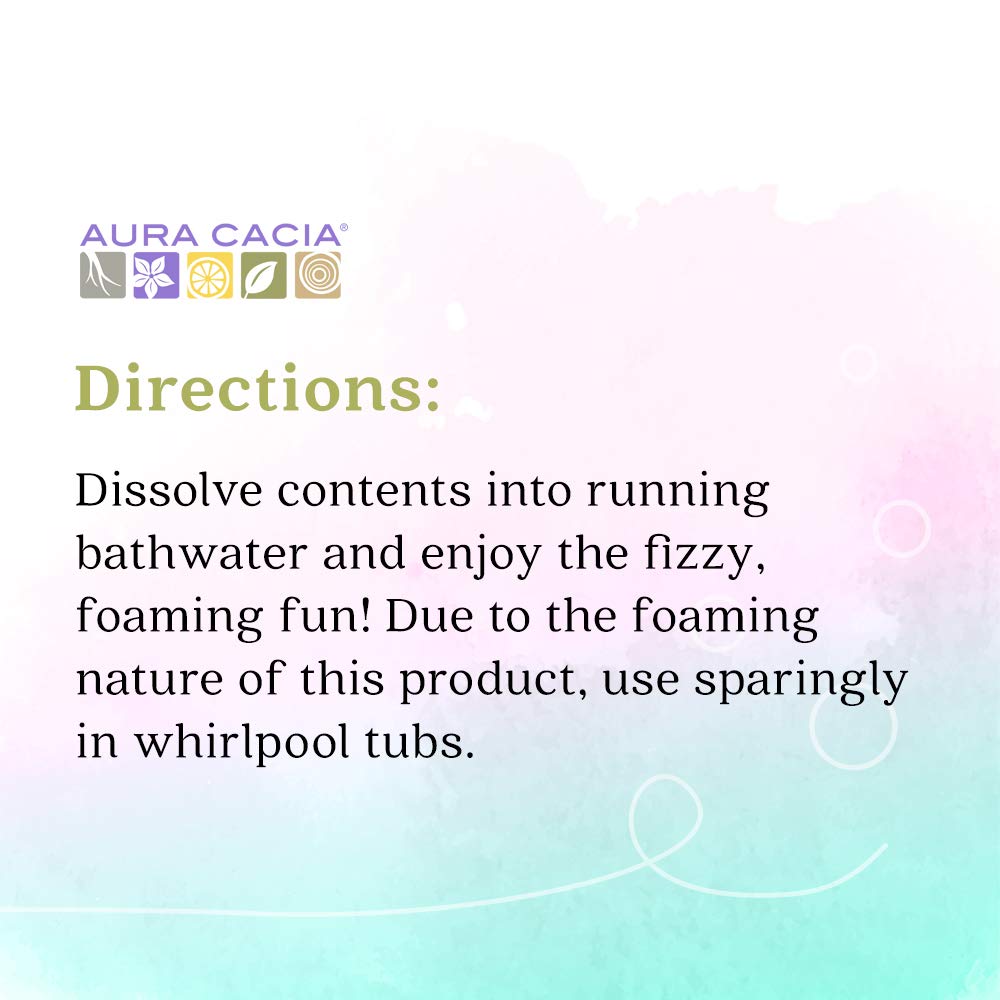 Aura Cacia Clearing Breezeway Fizzy Bath | GC/MS Tested for Purity | 2.5 oz (70.9g)