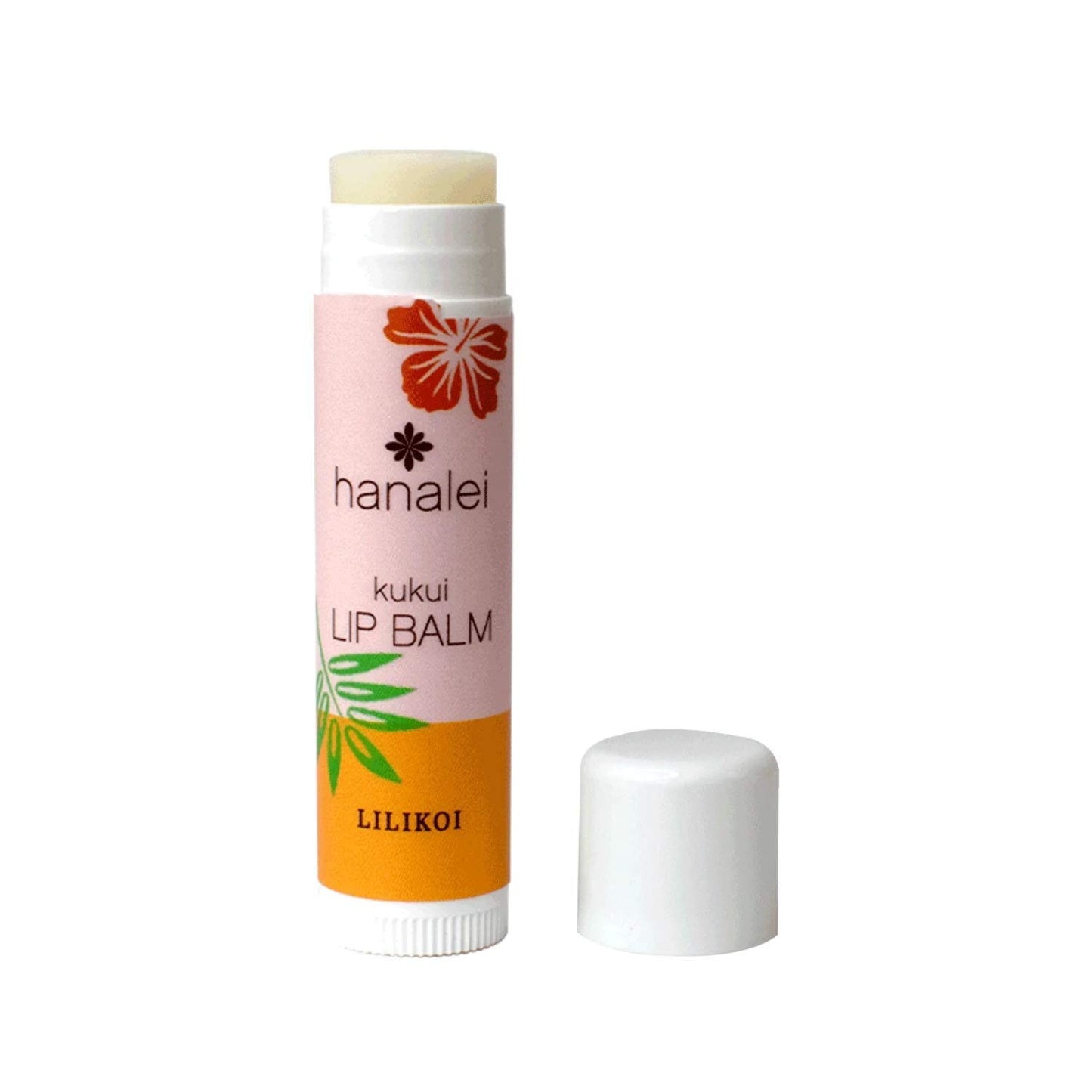 Hanalei Lilikoi Lip Balm & Moisturizer - Natural Kukui Oil & Beeswax for Hydrated, Soothed, Soft Lips - Heals Dry, Chapped, Cracked Skin