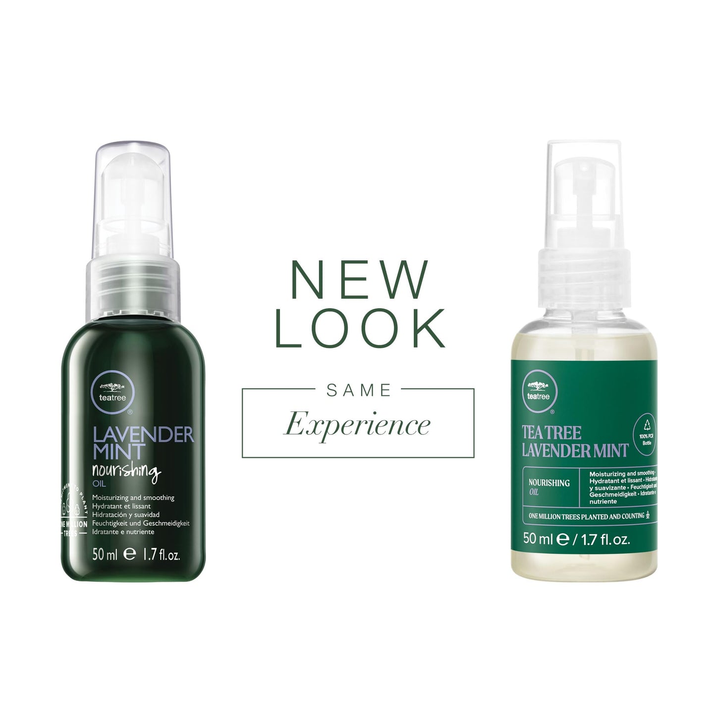 Tea Tree Lavender Mint Nourishing Oil, Multi-Benefit Treatment Oil, Moisturizing + Smoothing, For Coarse, Curly + Dry Hair, 1.7 fl. oz.