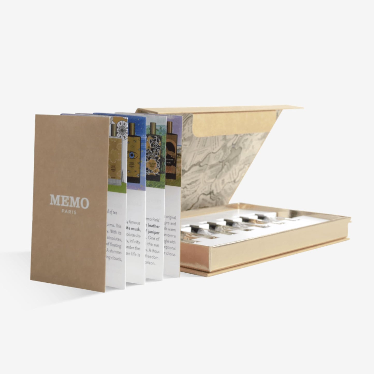 Memo Paris, Discovery Set, 1.5ml x 7 – A Journey Through Signature Scents Travel Notes