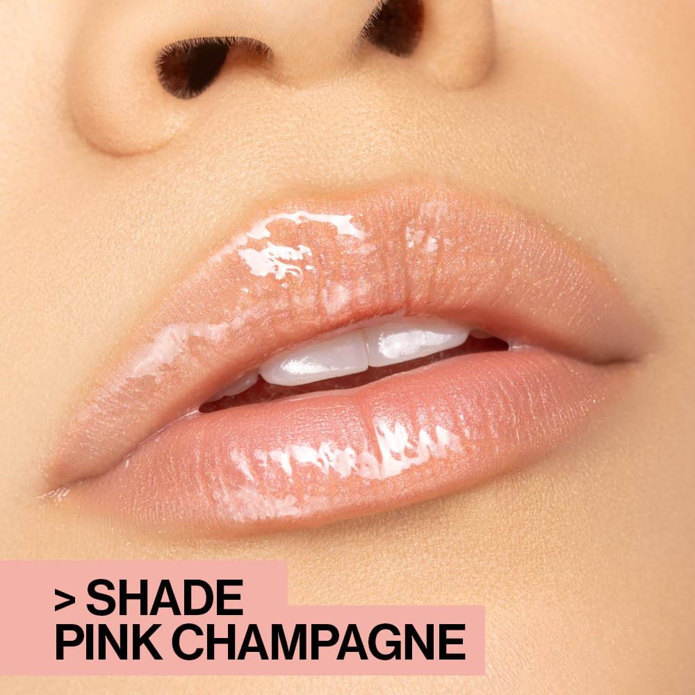 wet n wild MegaSlicks Lip Gloss, Ultra-Glossy, Vitamin-E Enriched, Ultra-Gloss High Shine Moisturizing, Cruelty-Free & Vegan - Sun Glaze