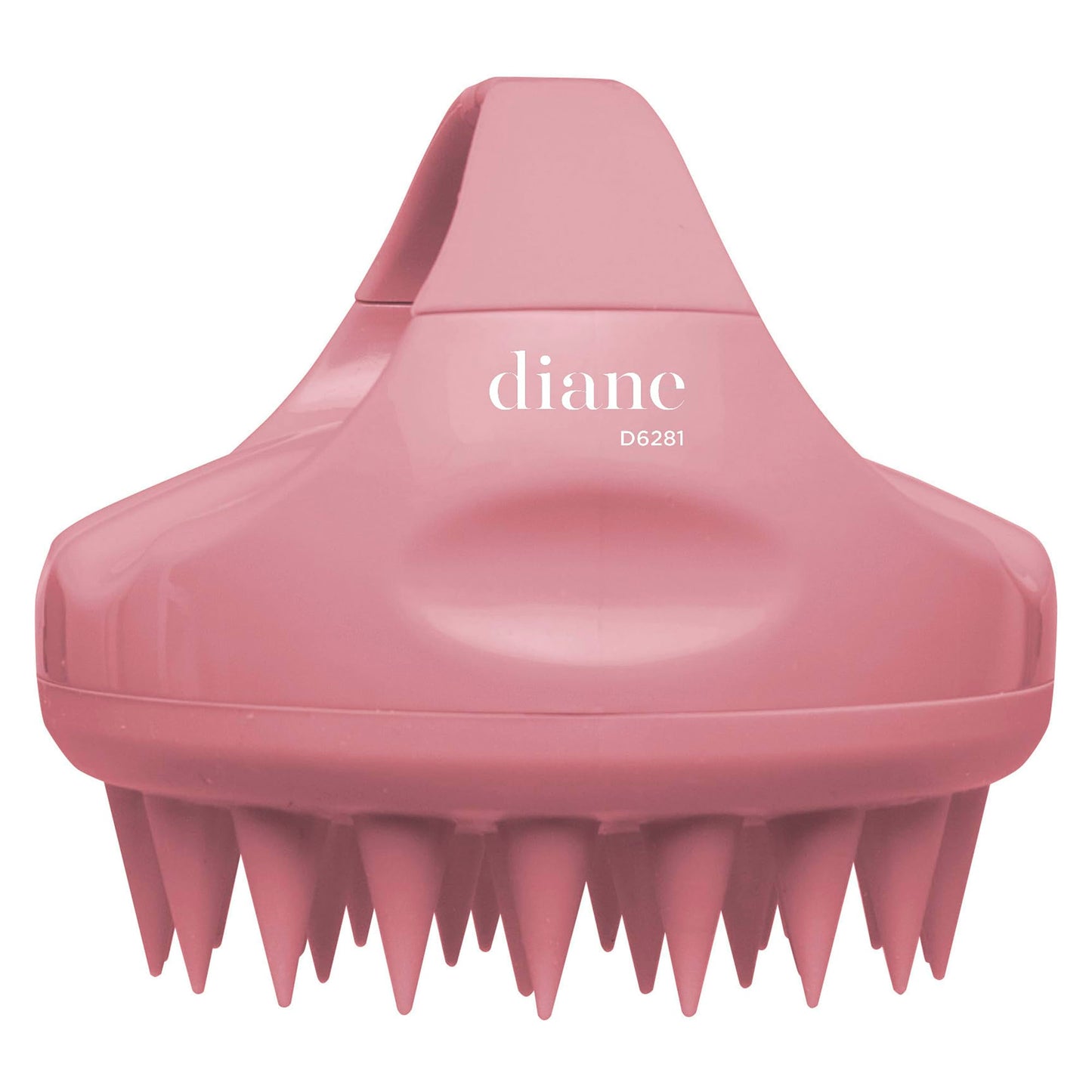 Diane Scalp Massage and Shampoo Brush with Soft Silicone Bristles, Exfoliates and Cleanses Scalp, Promotes Scalp Circulation, Evenly Distributes Hair
