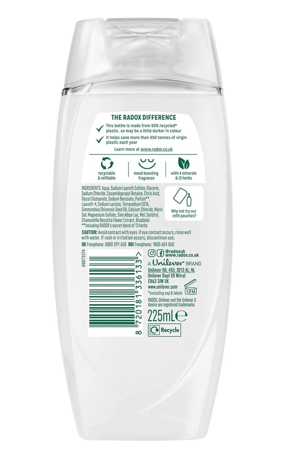 Radox Feel Good Fragrance Moisturise Shower Cream 250ml (PACK OF 4)