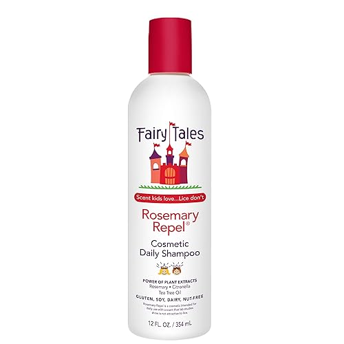 Fairy Tales Rosemary Repel Daily Kids Shampoo- Kids Like the Smell, Lice Do Not, 12 fl oz. (Pack of 1)