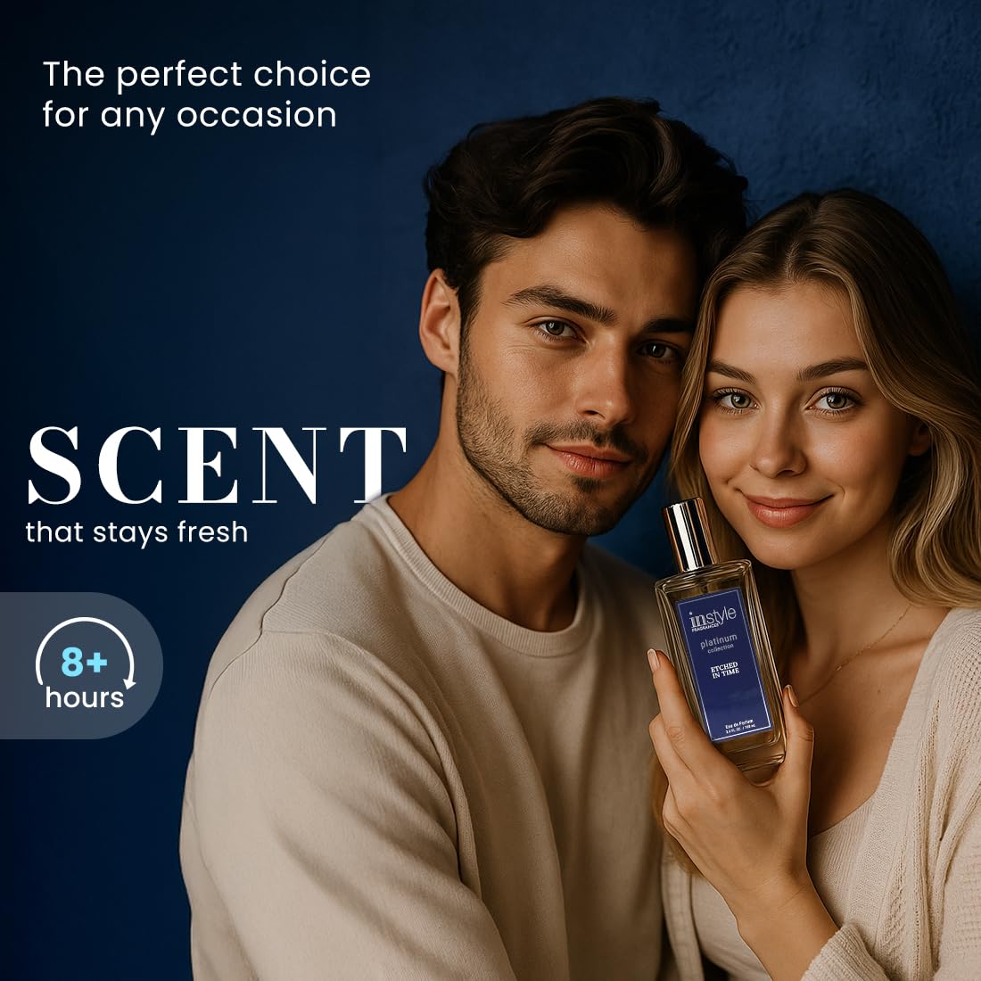 Instyle Fragrances Platinum Collection Etched in Time, Inspired by MFK’s Bacarat Roug.e 540, Premium Unisex Eau de Parfum, CLEAN, Vegan, Paraben-Free Beauty & Personal Care Instyle Fragrances