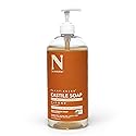 Dr. Natural Castile Liquid Soap - Multi-Use Body Wash, Shampoo and Face Wash - Hydrating Body Soap for Skin, Hair, Pets and Home - Almond - 32 oz.