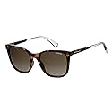 Polaroid Sunglasses Women's PLD4059/S Square Sunglasses, DKHAVANA, 53 mm