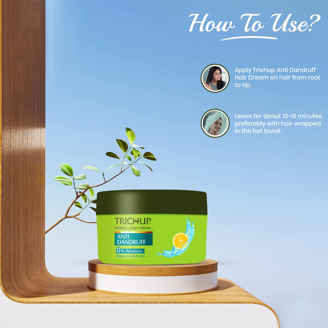 Trichup Anti Dandruff Cream (200ml)
