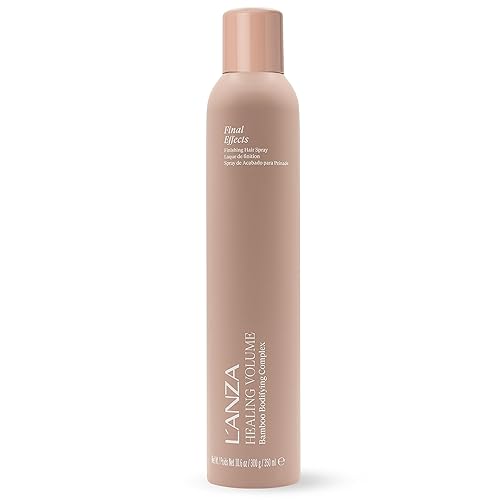 L'ANZA Healing Volume Final Effects Hair Spray with Strong Hold Effect, Boosts Shine, Volume, and Thickness for Fine and Flat Hair, Rich With Bamboo