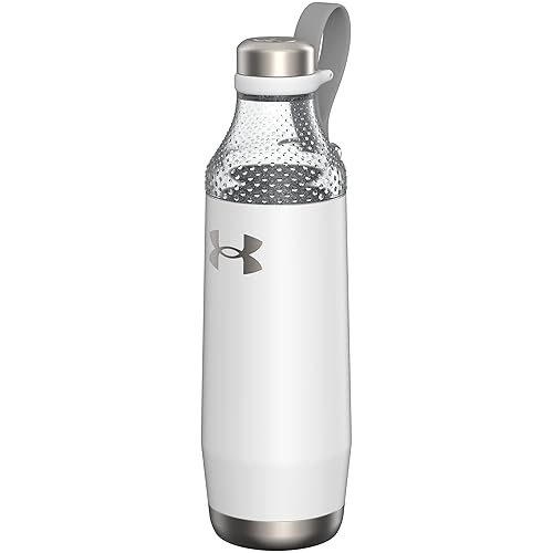 UNDER ARMOUR Twist-Off Top Stainless Steel Water Bottle 22oz for Ice & Protein Shake - Insulated, Shatter-Proof, Odor-Proof Shaker, Infinity Bottle