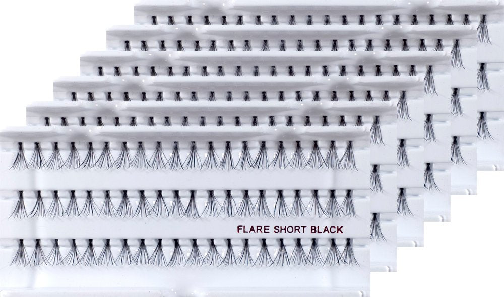 6packs Eyelashes - Flare Short by Christina
