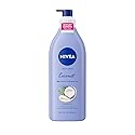 NIVEA Oil Infused Lotion Coconut and Monoi Oil Body Lotion for Women, Fast-Absorbing and Non-Greasy Coconut Scented Lotion Moisturizes for 48 Hours