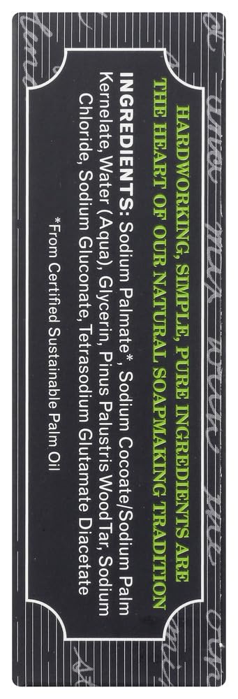 Grandpas Wonder Pine Tar Soap Lathers White 3.25 oz by Grandpa's