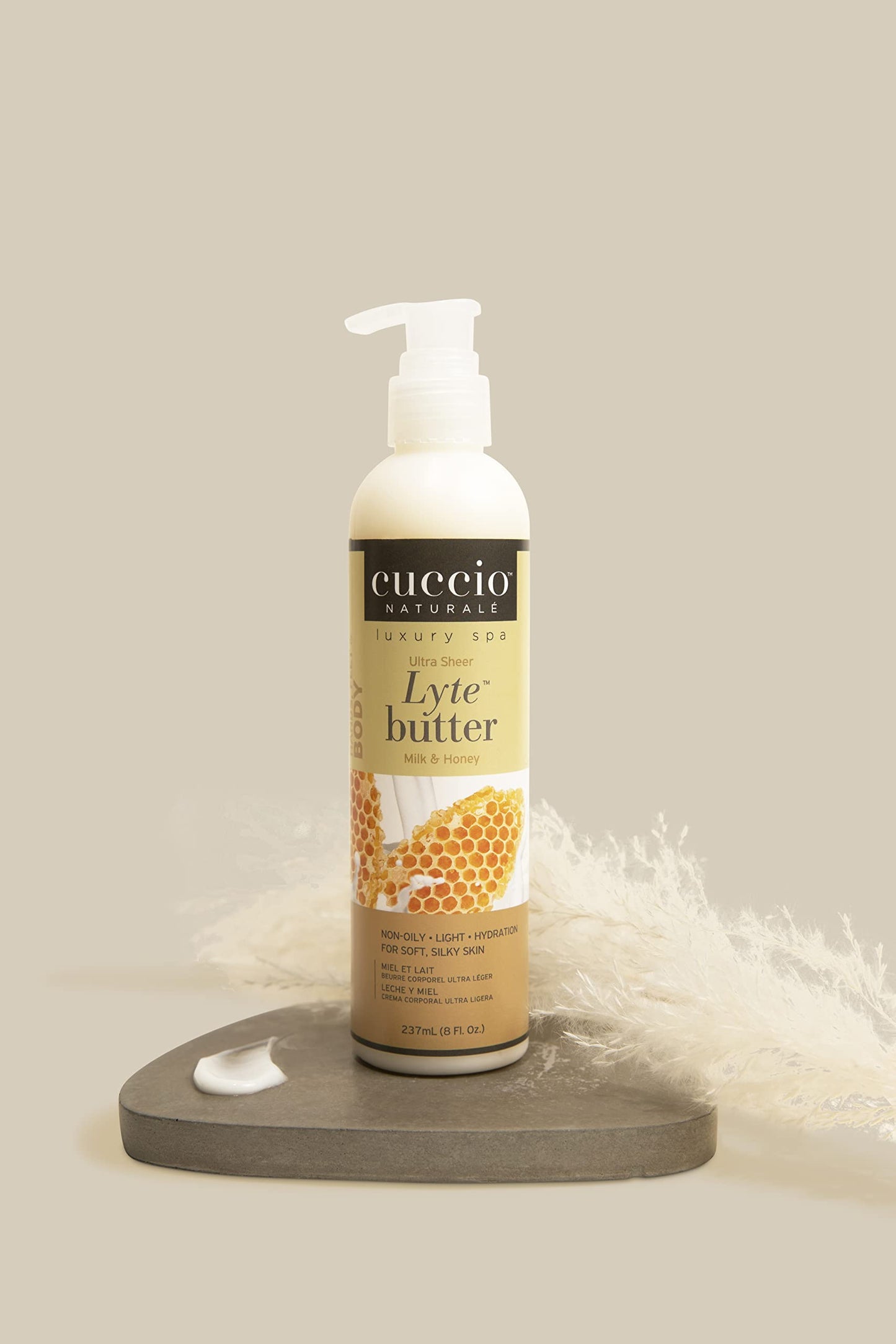 Cuccio Naturale Lyte Ultra-Sheer Body Butter - Replenishing Scented Moisturizer Cream - Deep Hydration To Repair Dry Skin - All Natural, Cruelty-Free