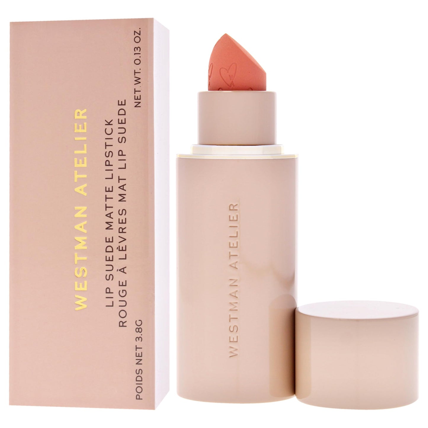 Westman Atelier Lip Suede Matte Lipstick - Lacker for Women - 0.31 oz Lipstick