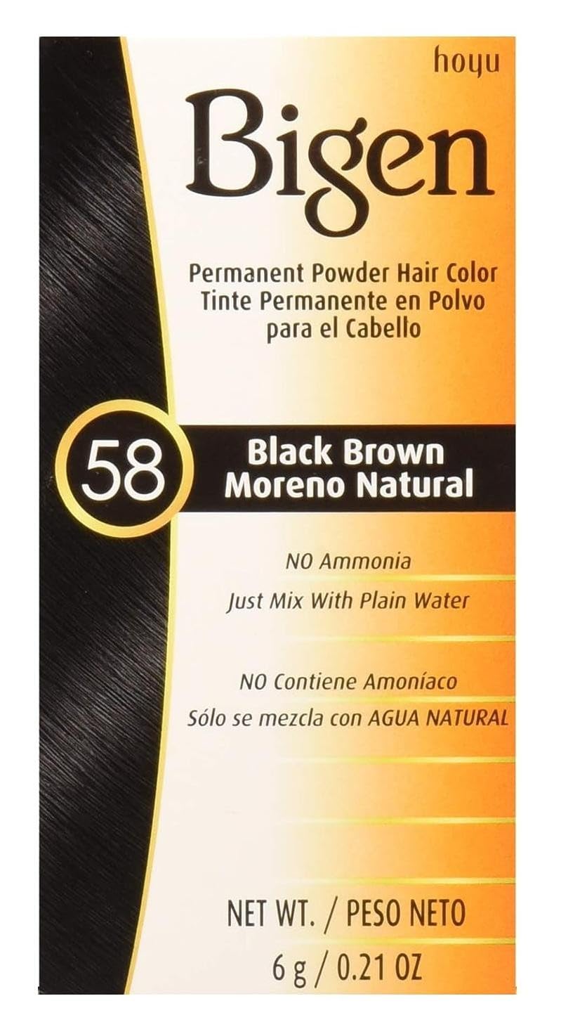 Bigen Hair Color 58-Black Brown-0.21 oz.