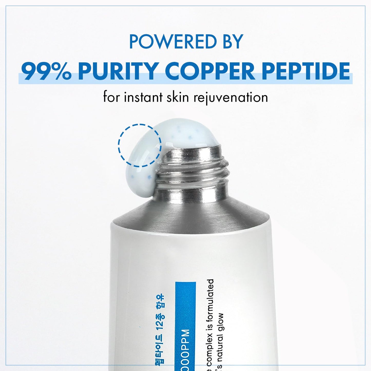 TOSOWOONG Copper Peptide 12 Cream, 99% Purity of Copper Tripeptide-1, GHK-Cu, 12 Multi-Peptide Powerful Anti Aging Formula for Fine Lines, Firming Beauty and Personal Care TOSOWOONG