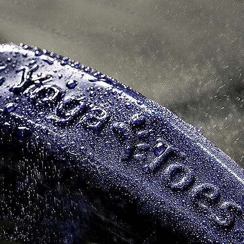 Original Yoga Toes for Men: Gel Toe Separators & Stretchers in Metallic Blue. Stop Foot Pain & Boost Athletic Performance! (Large)